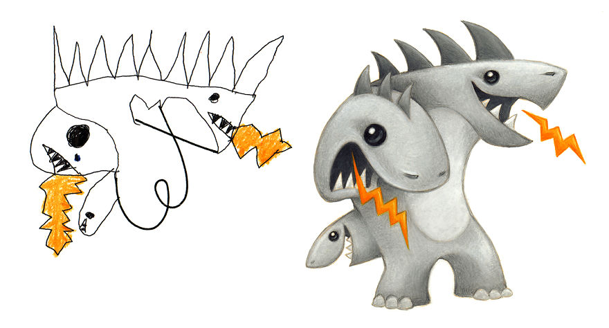Another 20 Of My Monsters Based On Kid Drawings