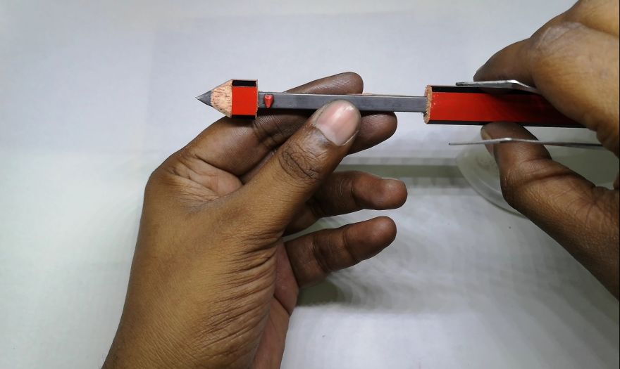 Unique Way To Propose Using A Pencil Sculpture Artwork