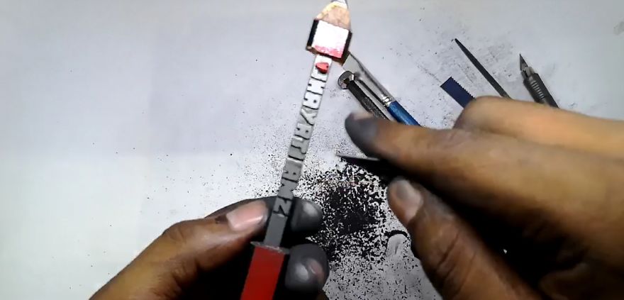 Unique Way To Propose Using A Pencil Sculpture Artwork