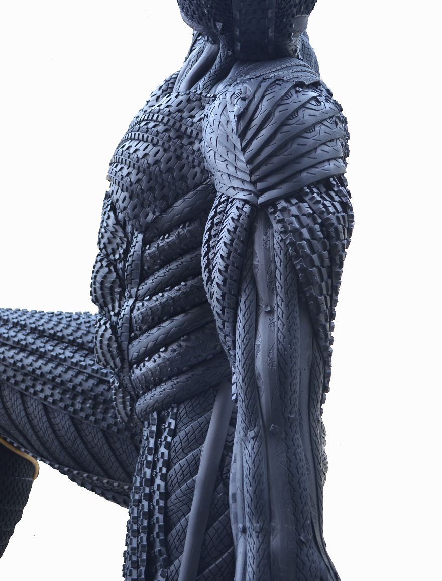 Video Of How I Created A One Of A Kind Recycled Materials Sculpture