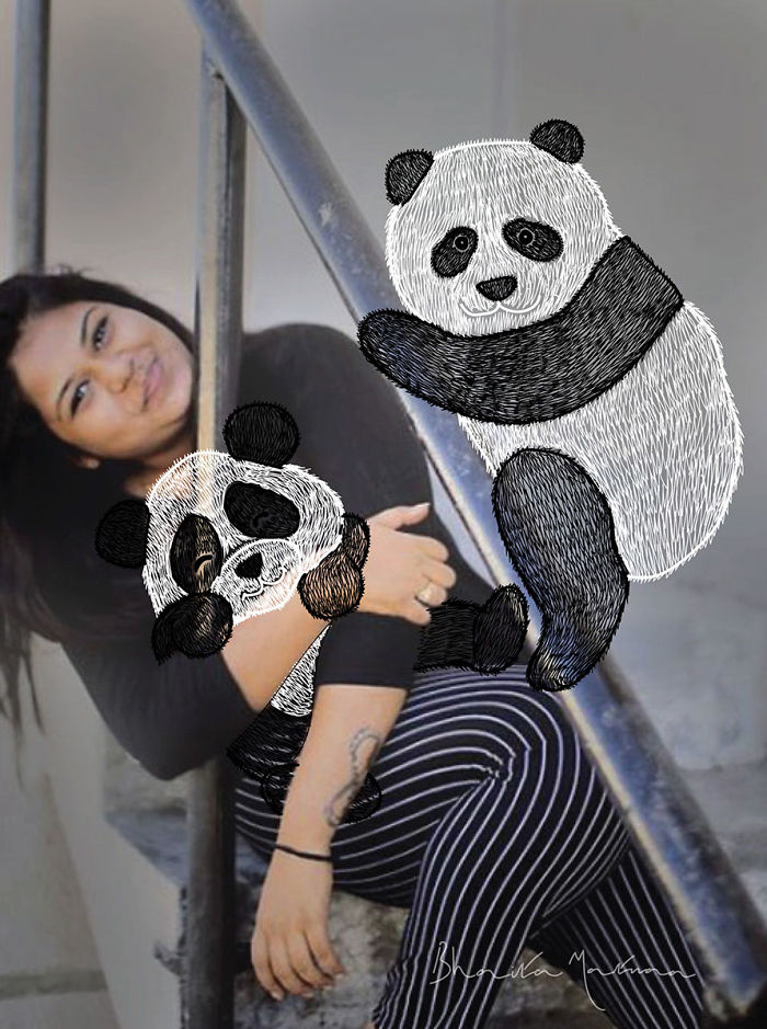 When Boredom Strikes, I Doodle On My Friends Photos!