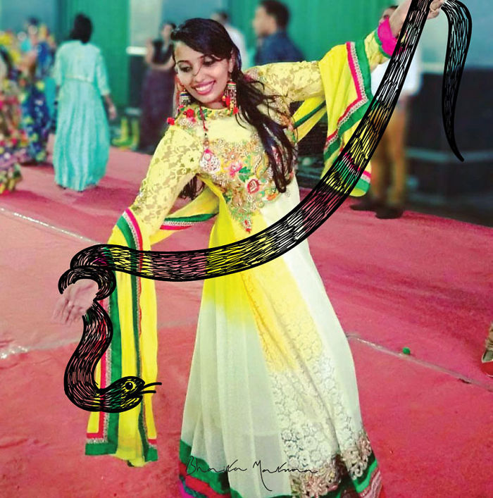 When Boredom Strikes, I Doodle On My Friends Photos!