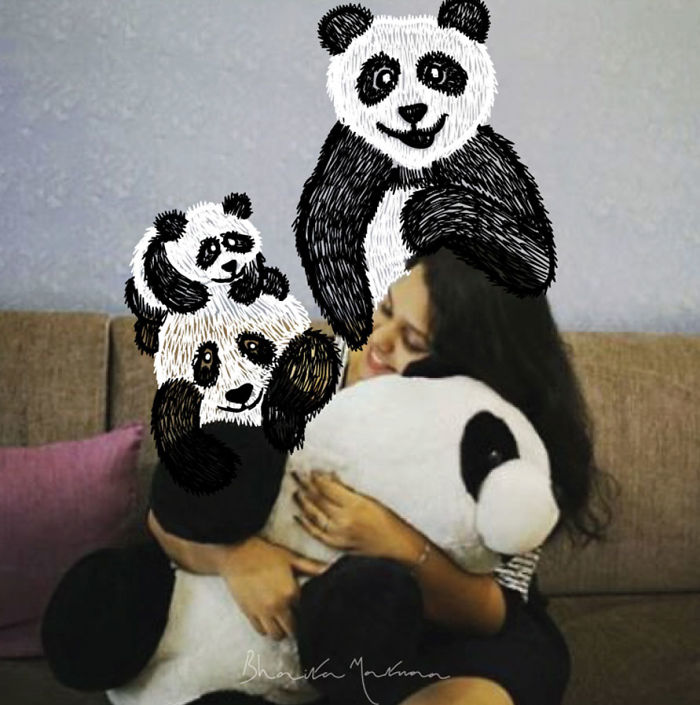 When Boredom Strikes, I Doodle On My Friends Photos!