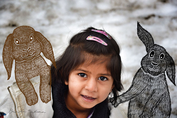 When Boredom Strikes, I Doodle On My Friends Photos!