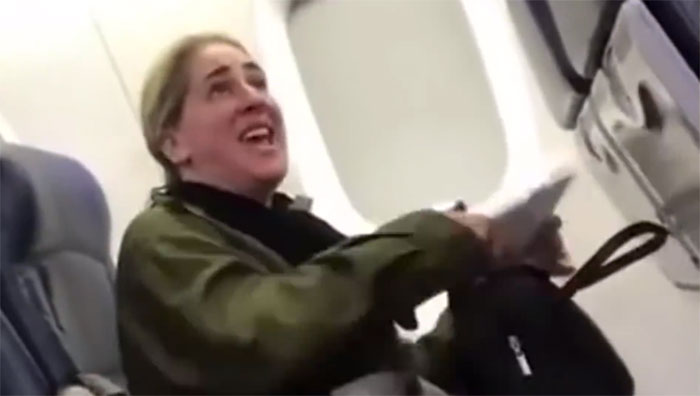 Woman Refuses To Sit Next To A Crying Baby On Plane, Gets Instant Karma Woman Refuses To Sit Next To A Crying Baby On Plane, Gets Instant Karma