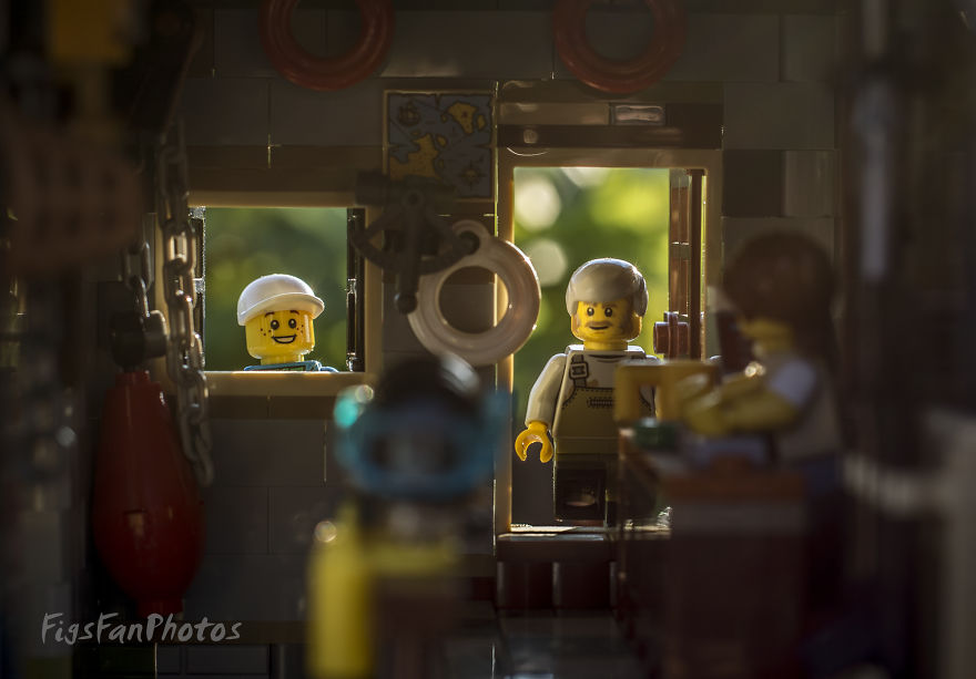 I Turned The Lego Old Fishing Store Into The Real World