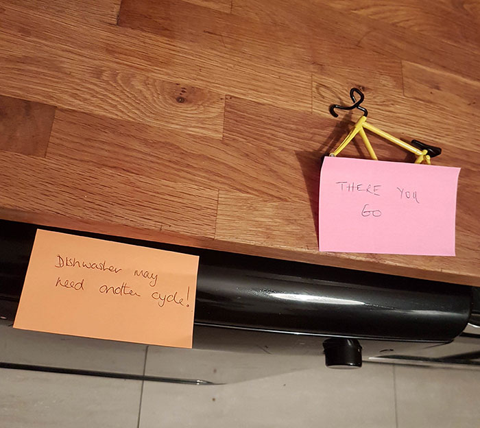 Came Home For The Weekend To Find This Exchange Between My Parents