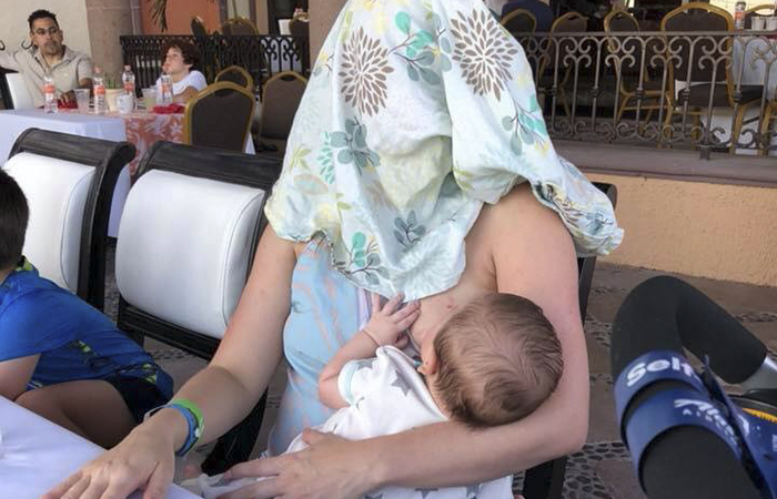 This Man Told A Breastfeeding Mother To Cover Up And She Took His Request Literally