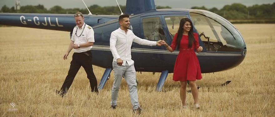 A Man Surprises His Girlfriend With A Proposal Like No Other