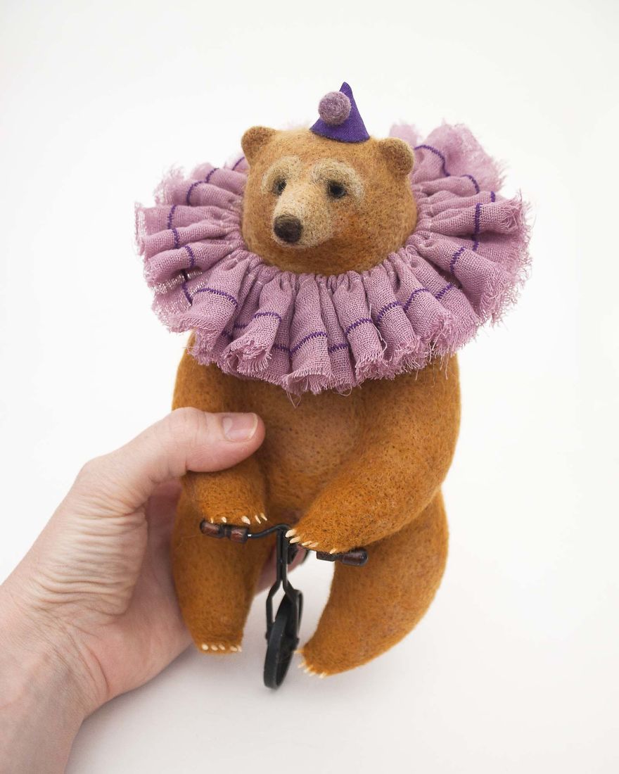 Needle Felted Bear