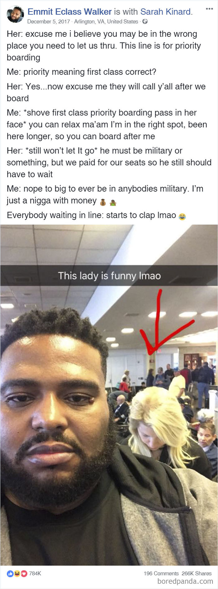 First Class Clapback