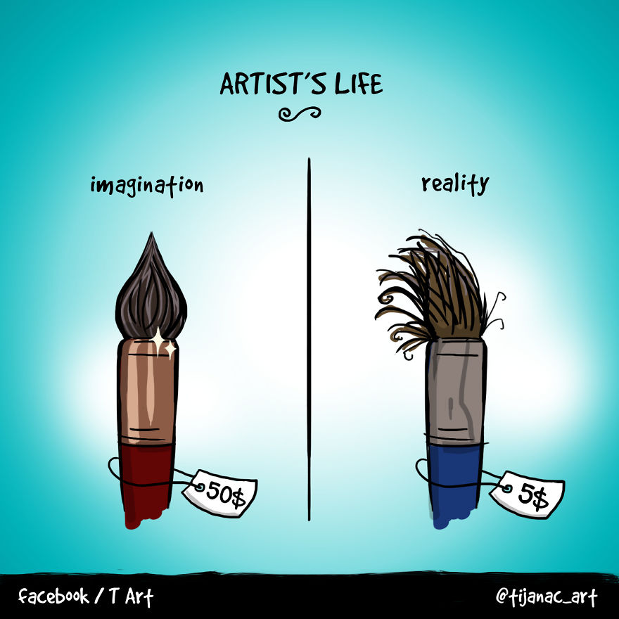 My Life As A Freelance Artist Portrayed Through Satirical Webcomics