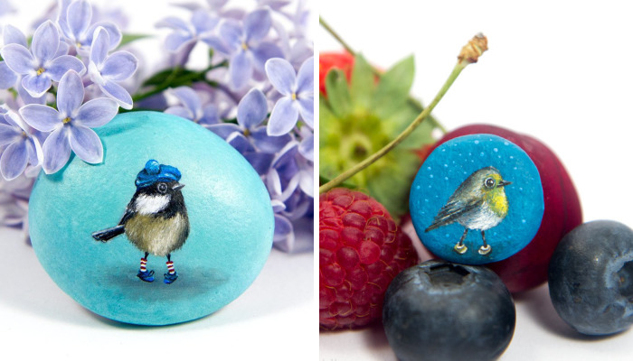 I Create Miniature Paintings Of Tiny Worlds