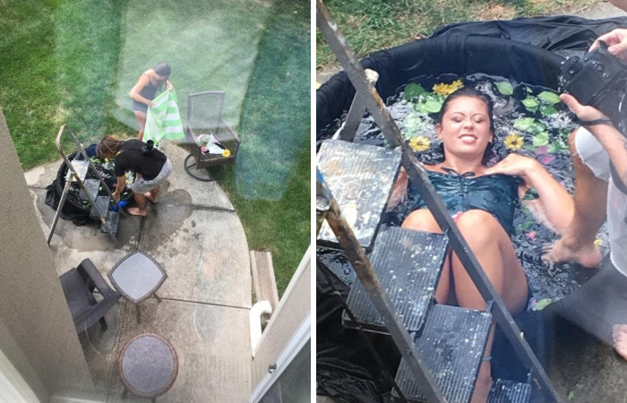 Convertí una piscina infantil en un estudio profesional con solo 30$, y las fotos son mejores de lo que esperaba