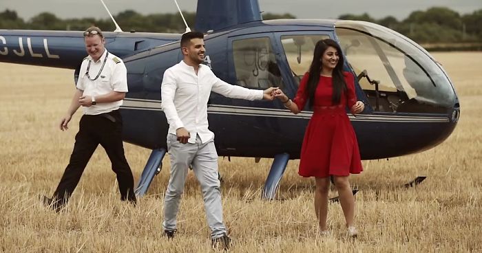 A Man Surprises His Girlfriend With A Proposal Like No Other