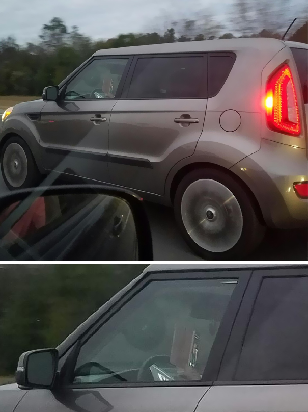 Watching A Movie On An iPad Behind Her Wheel, Taking A Snapchat Video On Her Phone, All While Going 90