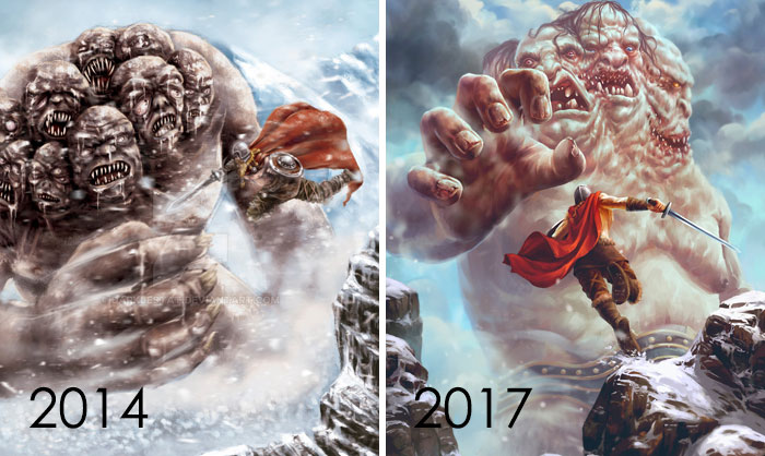 Three Years Of Difference. What Do You Think? Can You Tell The Differences?