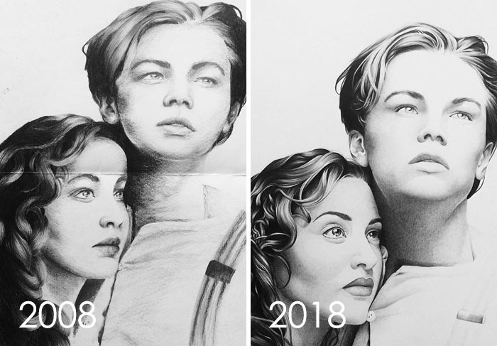 One Of My Old Drawing, Which I Didn’t Throw Away - Today I Can Do Comparison Of My Progress