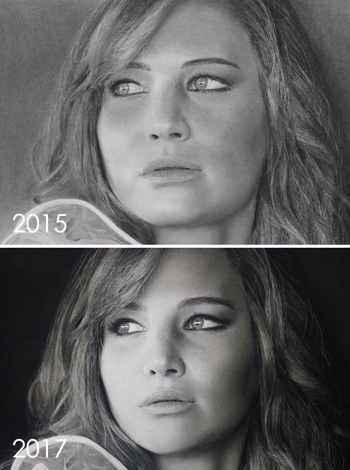 My Drawing Progress From 2015 To 2017