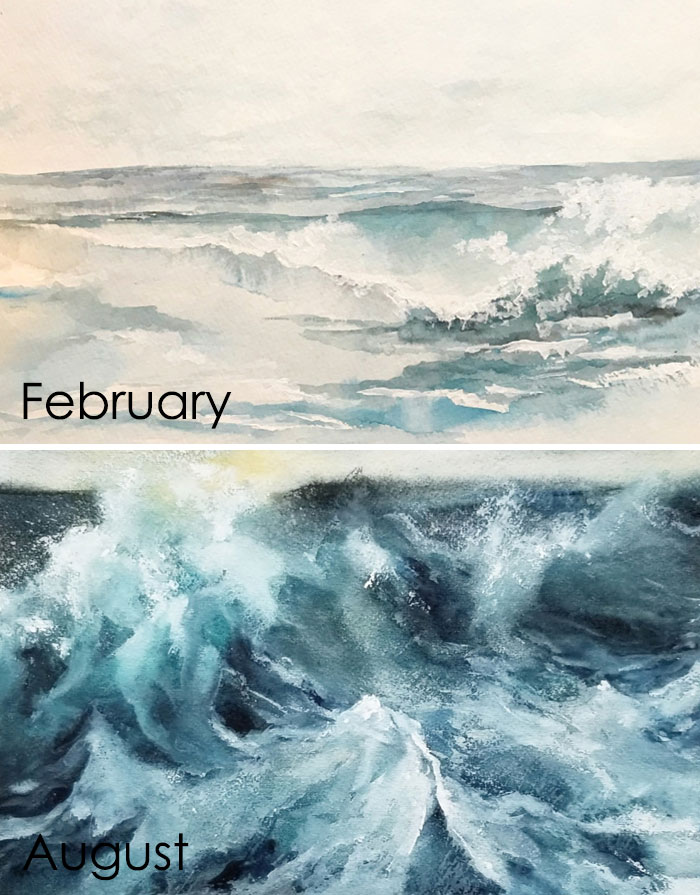 So Satisfying. Watercolors