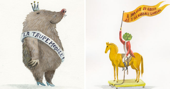 Illustrations For Every Color From “The Secret Lives Of Color” Book.