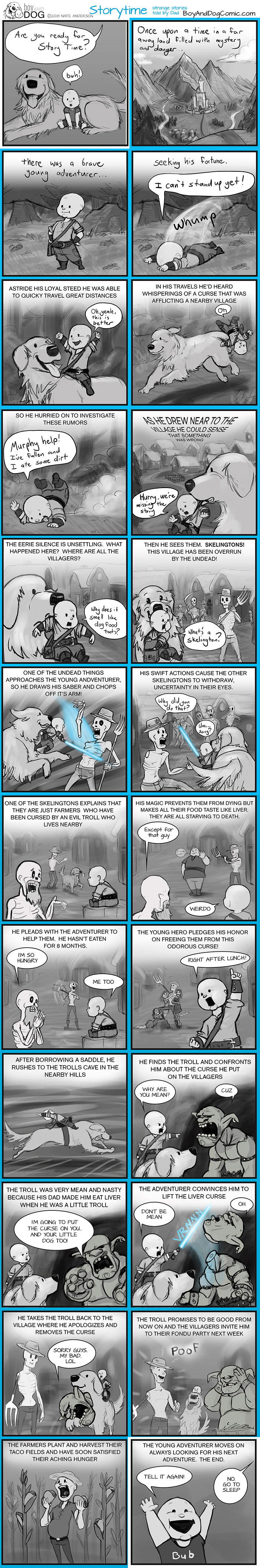 The Next Few Comics Will Contain One Of The Stories That I Have Made Up And Told To Rowan. Proof That I Should Never Be Allowed To Influence Children In Any Way