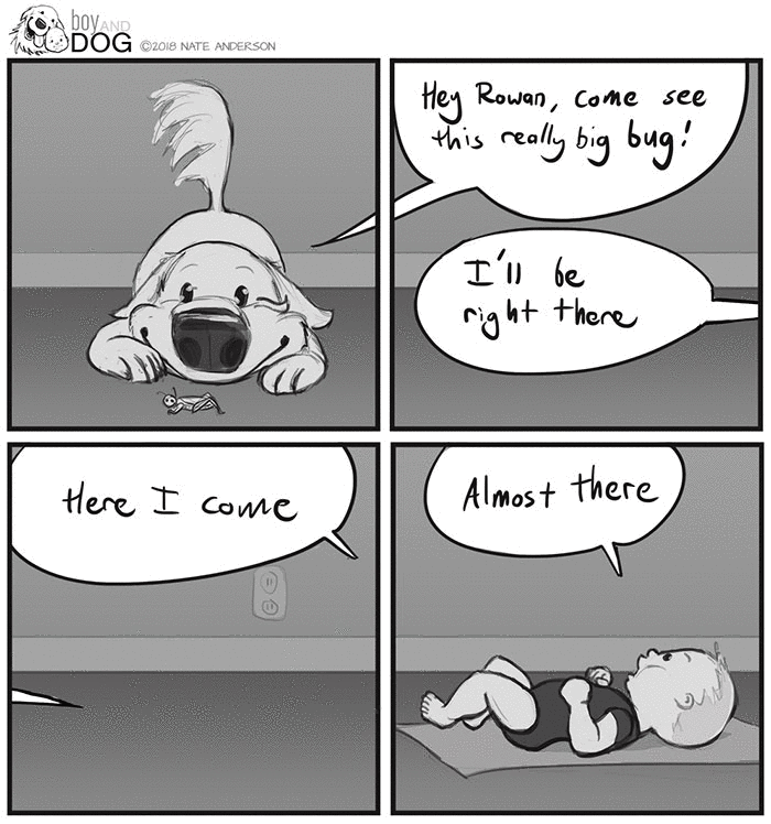 Rowan Doesn’t Move Too Great At This Point. He Really Tries Though