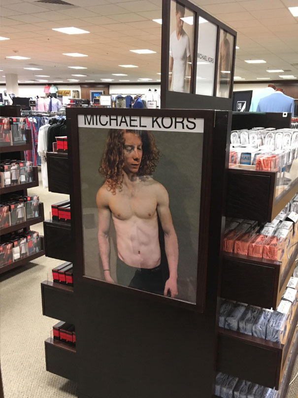Coworker Photoshopped Himself In A Michael Kors Ad On His Last Day. No One Noticed