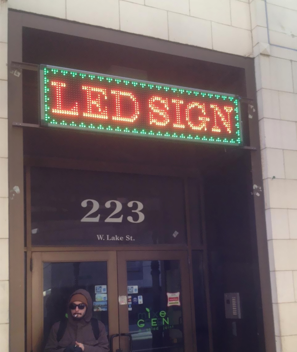 This Restaurant Got A New Sign, But Forgot To Program It