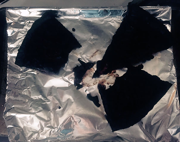 I Accidentally Made Vantablack When I Forgot About My Pizza