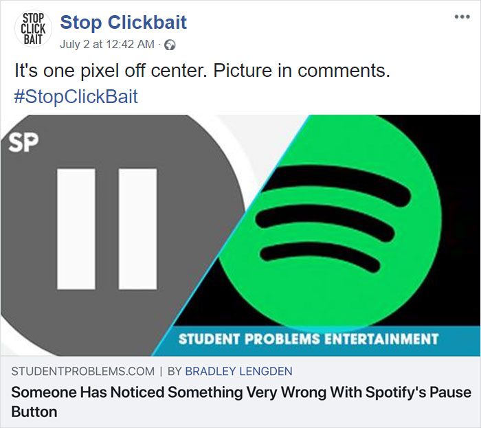 Stop Clickbait