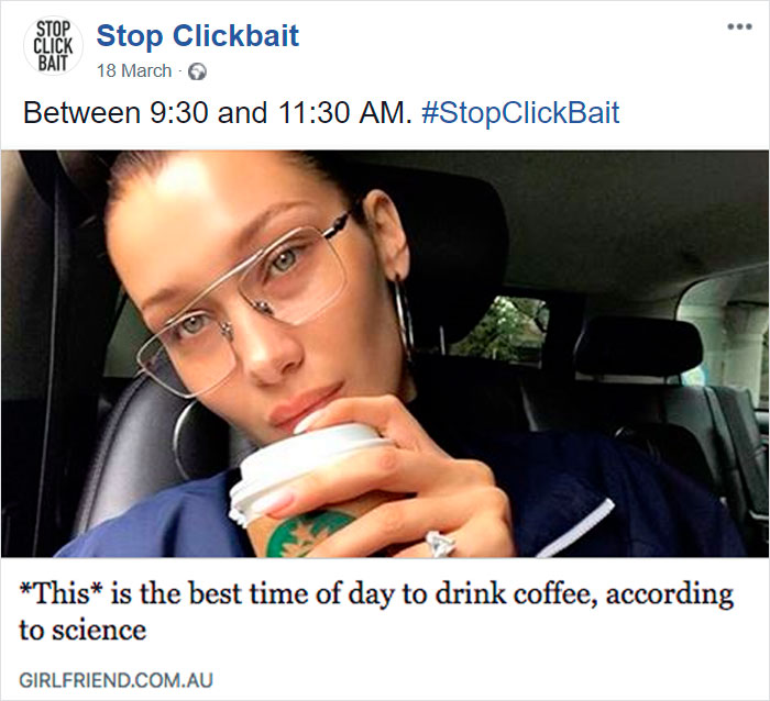 Stop Clickbait