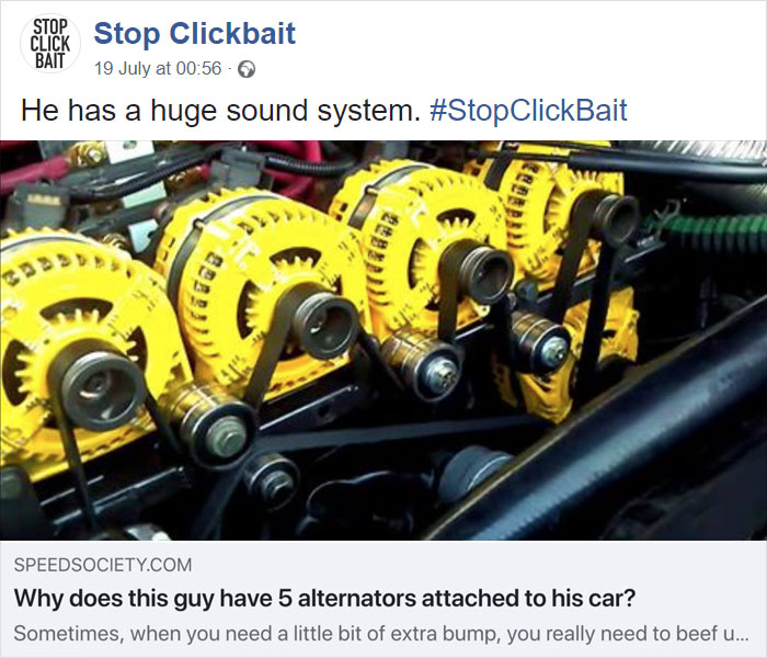 Stop Clickbait