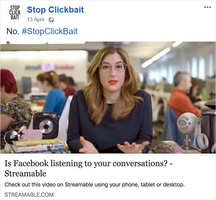 Stop Clickbait