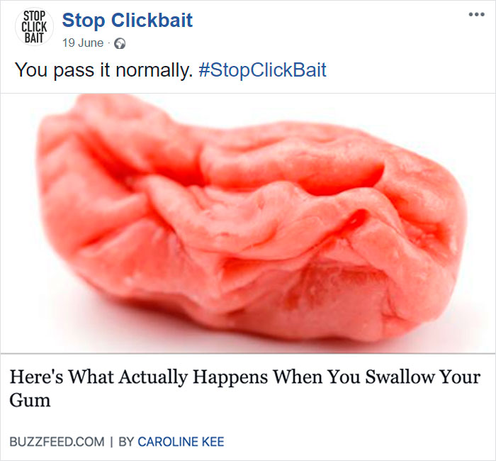 Stop Clickbait