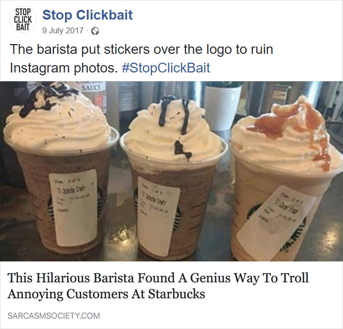 Stop Clickbait