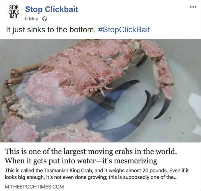 Stop Clickbait