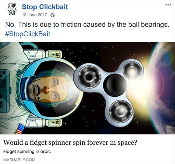 Stop Clickbait
