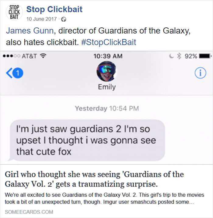 Stop Clickbait