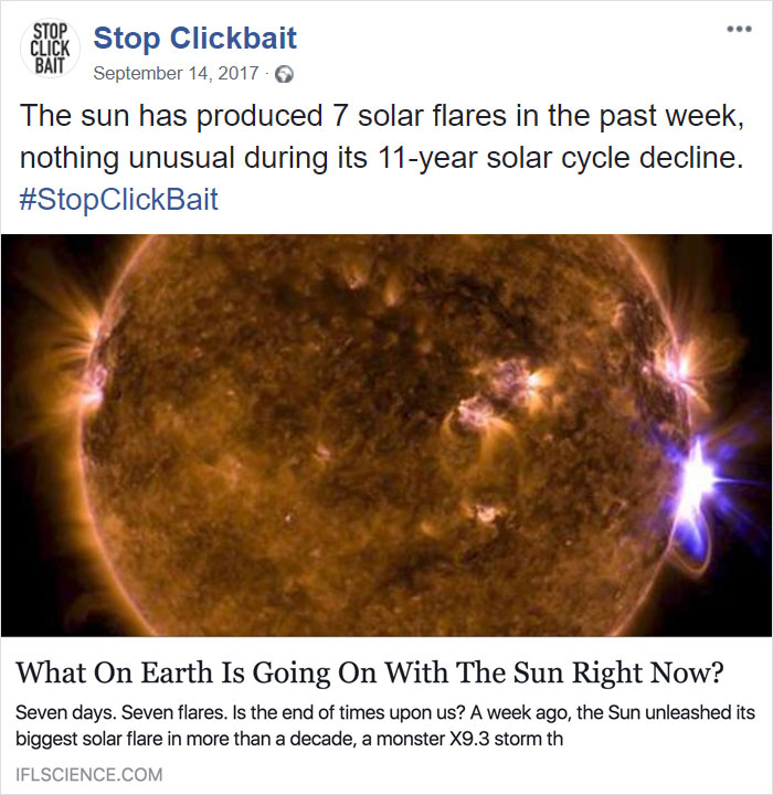 Stop Clickbait