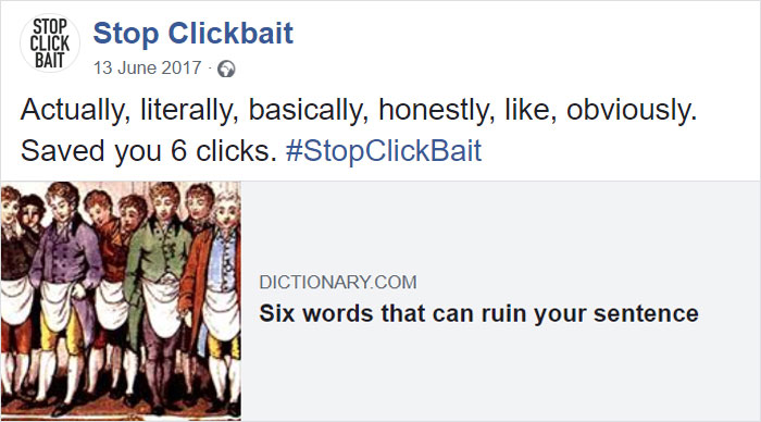 Stop Clickbait