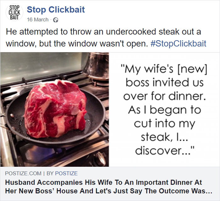 Stop Clickbait