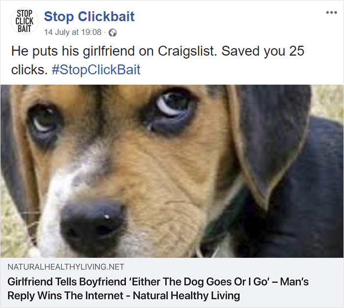 Stop Clickbait