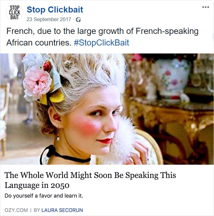 Stop Clickbait