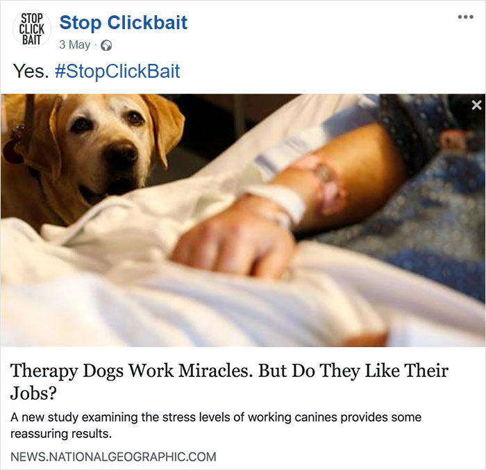 Stop Clickbait