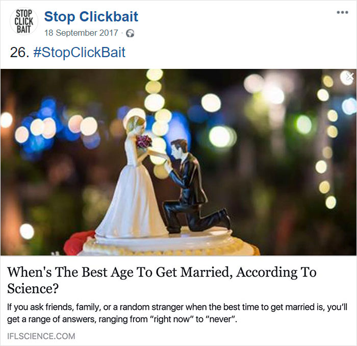 Stop Clickbait