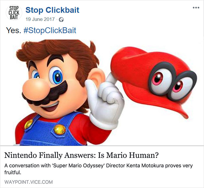 Stop Clickbait