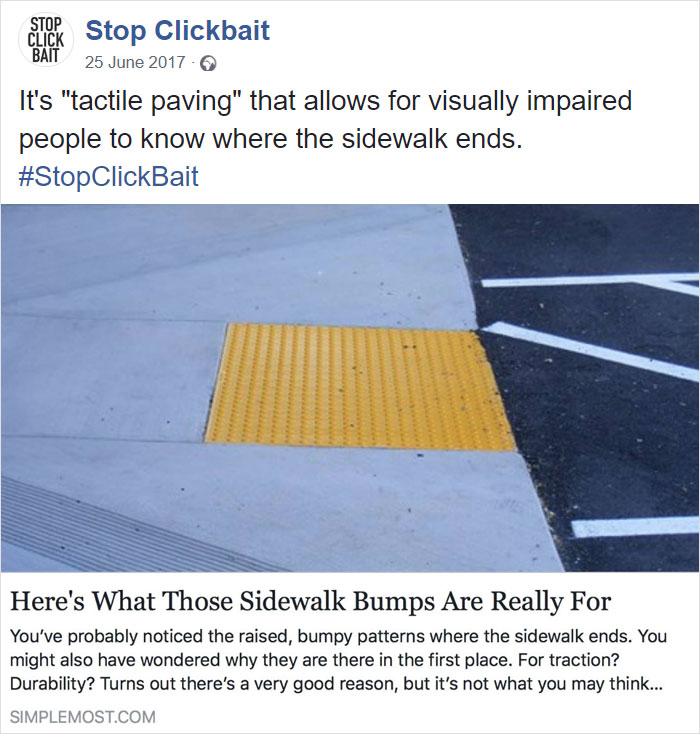 Stop Clickbait