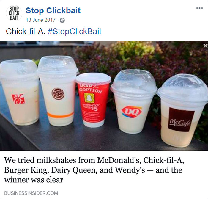 Stop Clickbait
