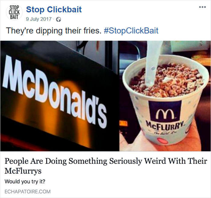Stop Clickbait